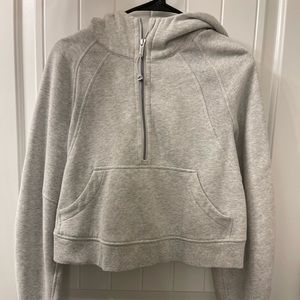 lululemon Gray Scuba Half Zip (XS/S)
